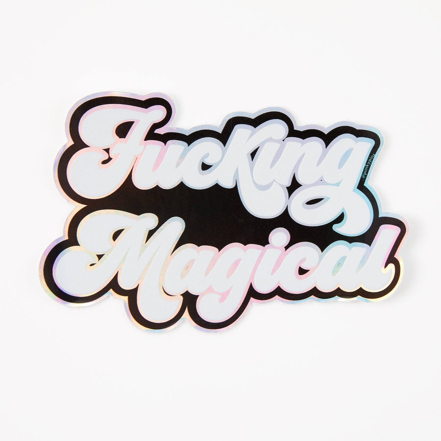 Punky Pins F*cking Magical Holographic Sticker