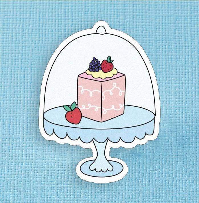 Fancy Cakes Large Vinyl Sticker