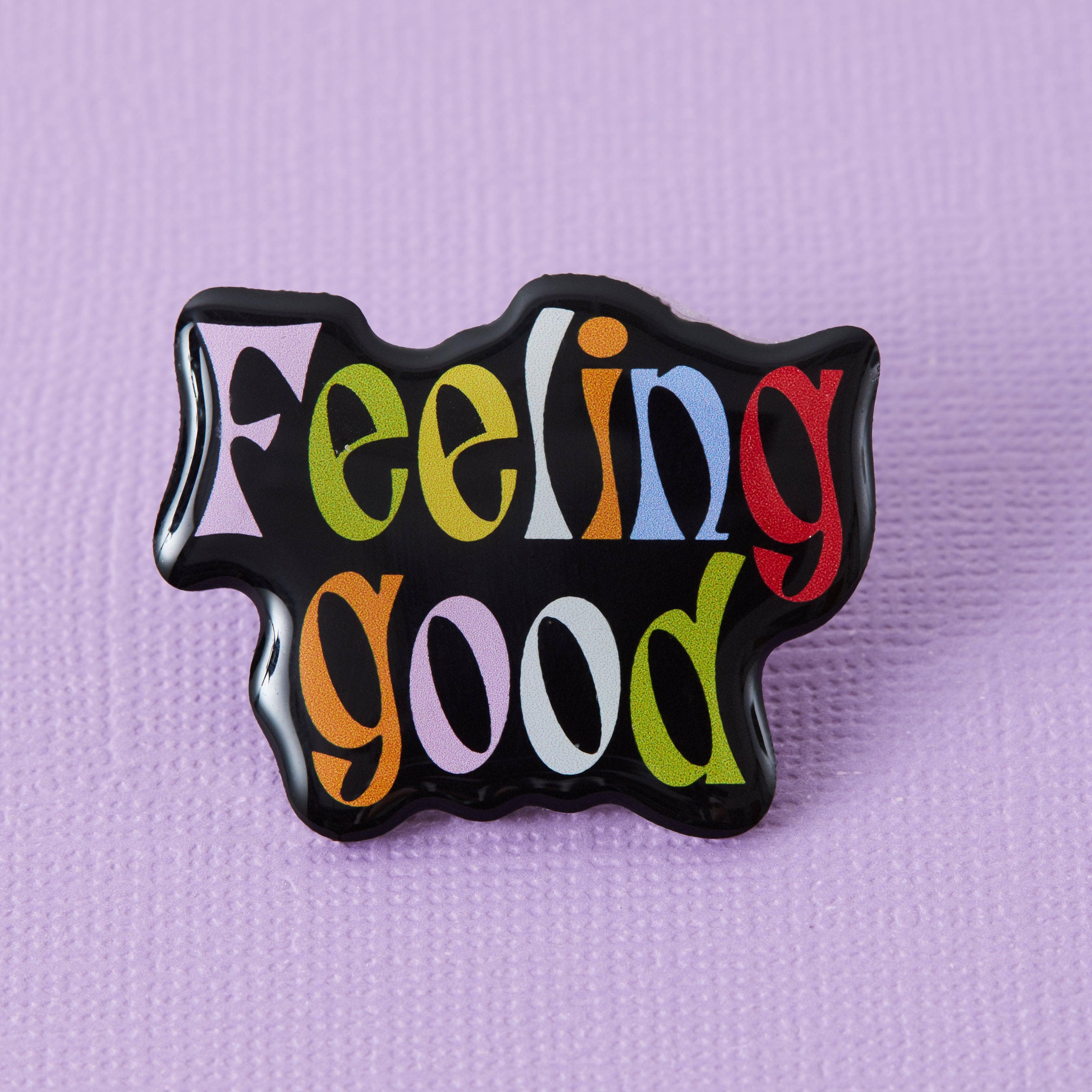 Feeling Good Eco Metal Pin – punkypins