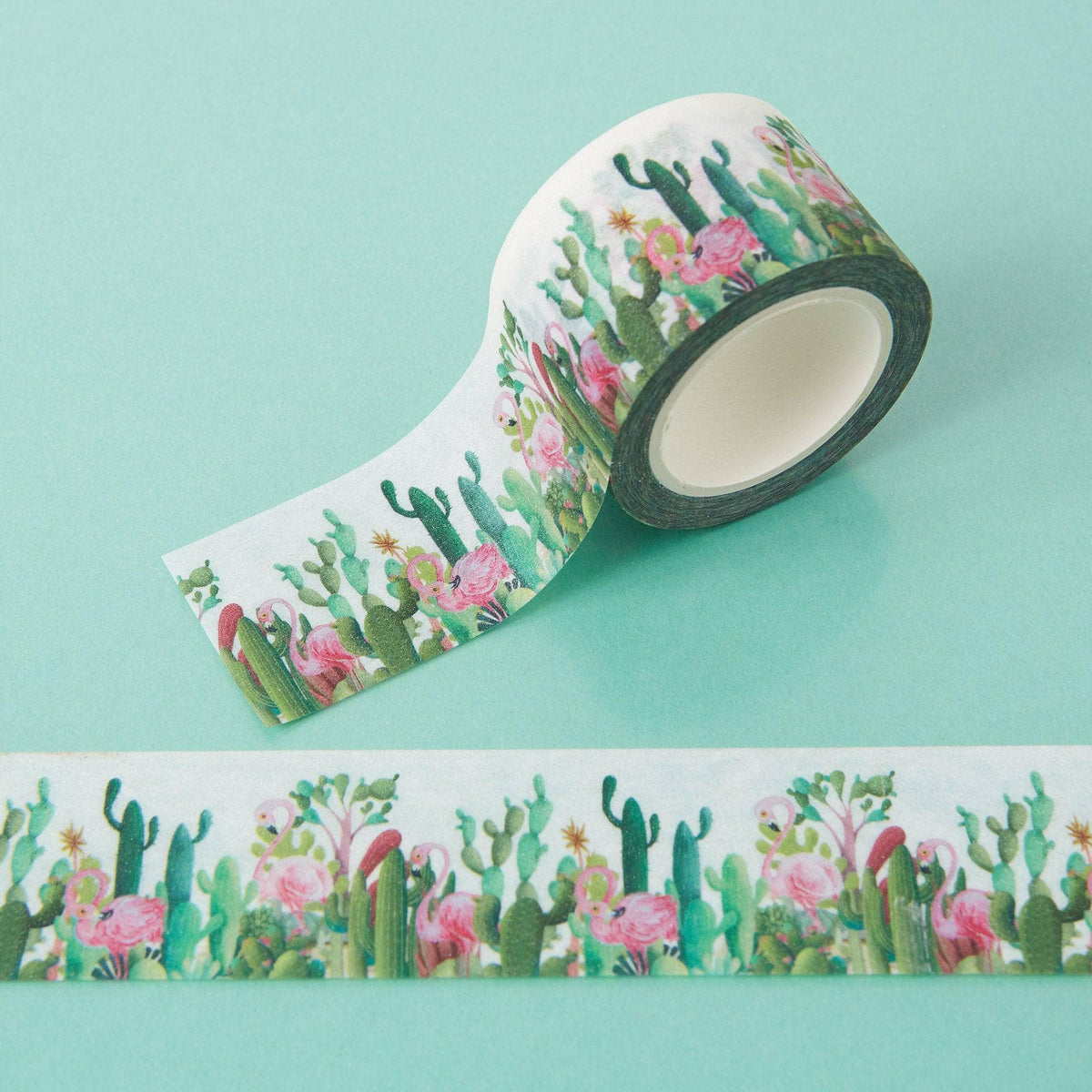 Punky Pins Flamingo Flash Washi Tape