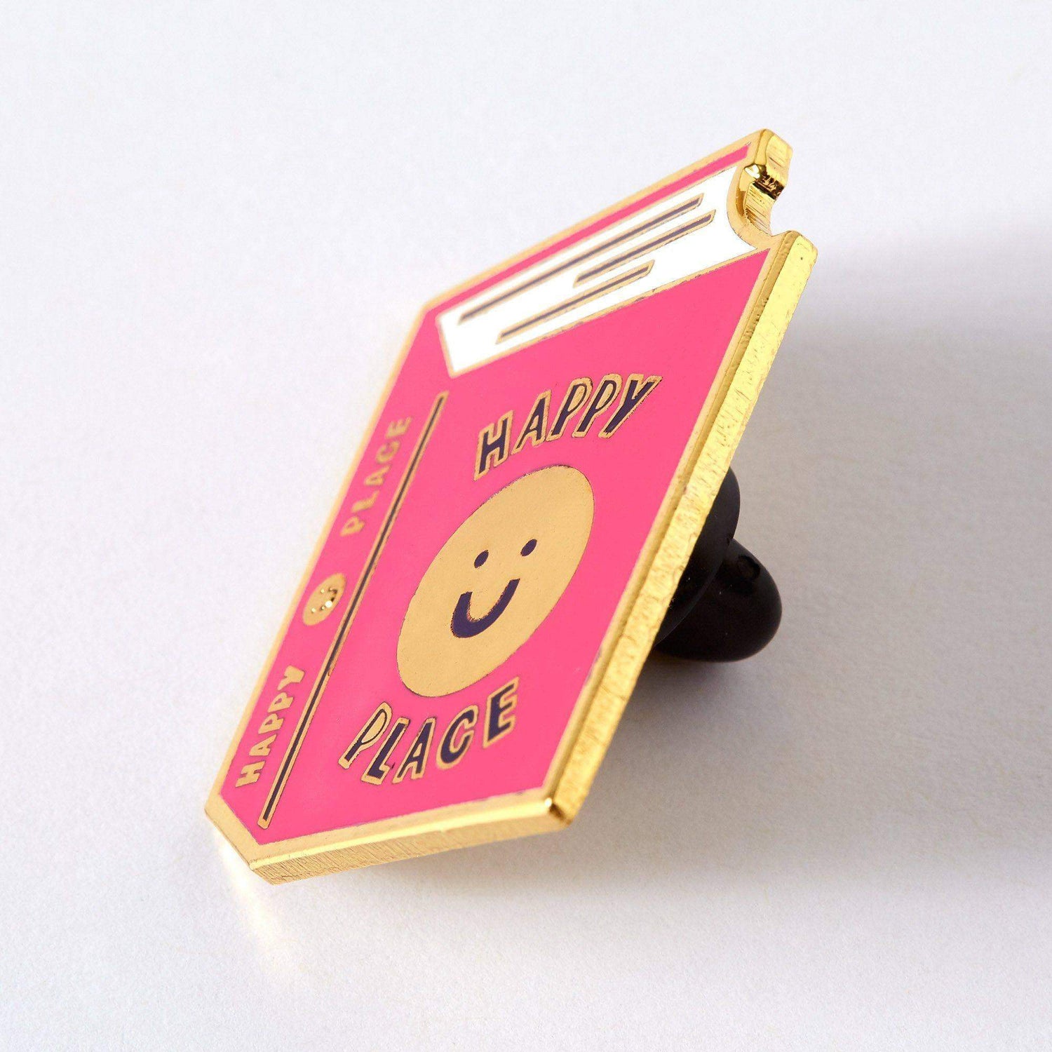 Happy Place Enamel Pin – punkypins