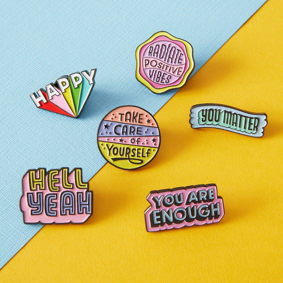 Punky Pins Happy Soft Enamel Pin