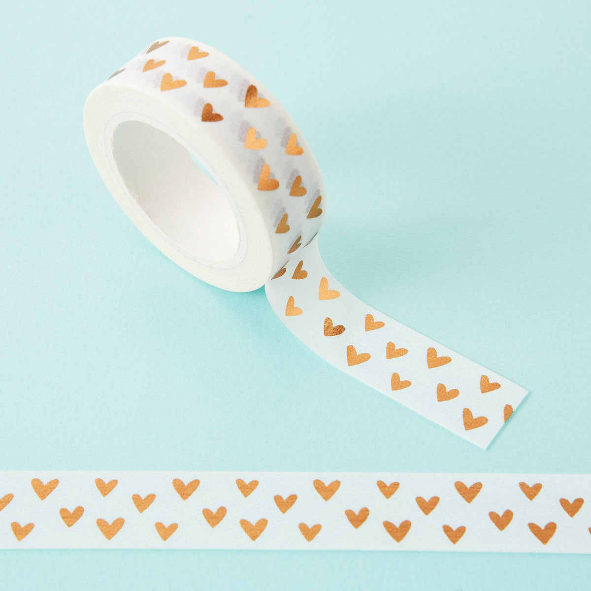 Punky Pins Heart Copper Foil Print Washi Tape