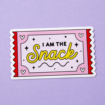 Punky Pins I am the Snack Vinyl Sticker