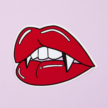 Punky Pins Juicy Fangs Vinyl Sticker