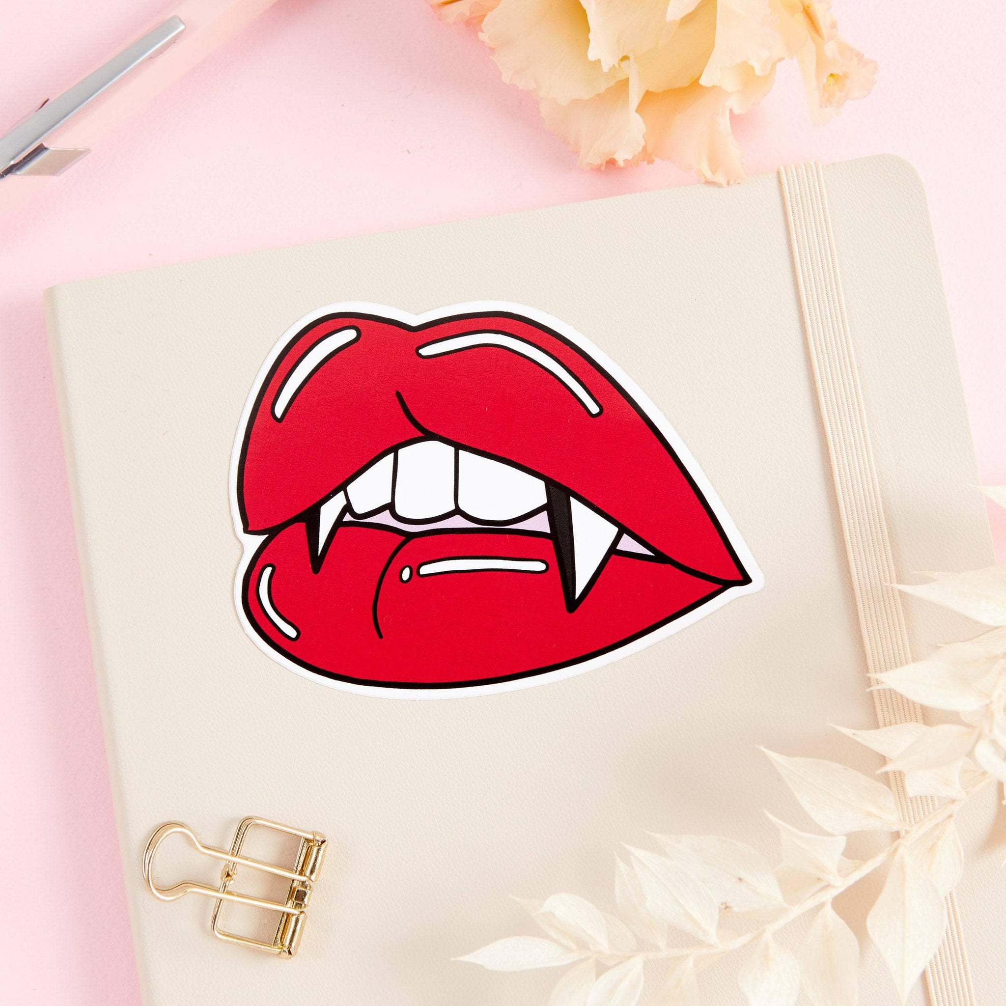 Juicy Fangs Vinyl Sticker – punkypins