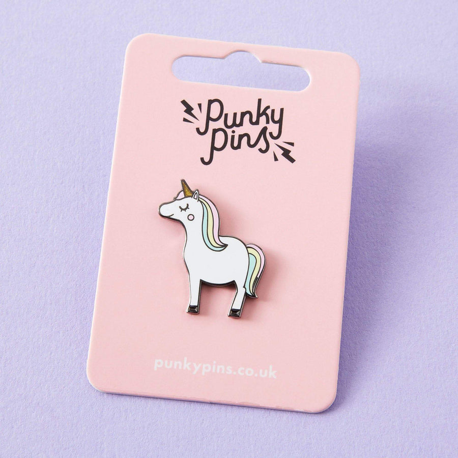 Punky Pins Kawaii Unicorn Enamel Pin