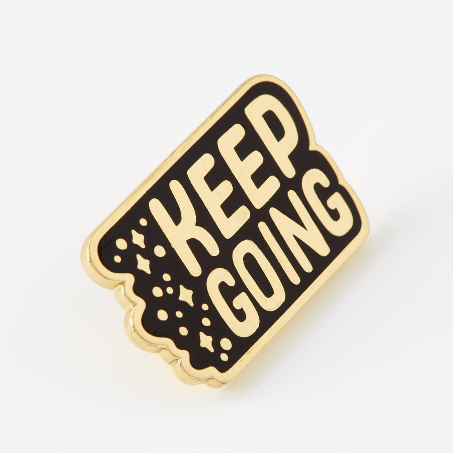 Punky Pins Keep Going Gold Limited Edition Pin