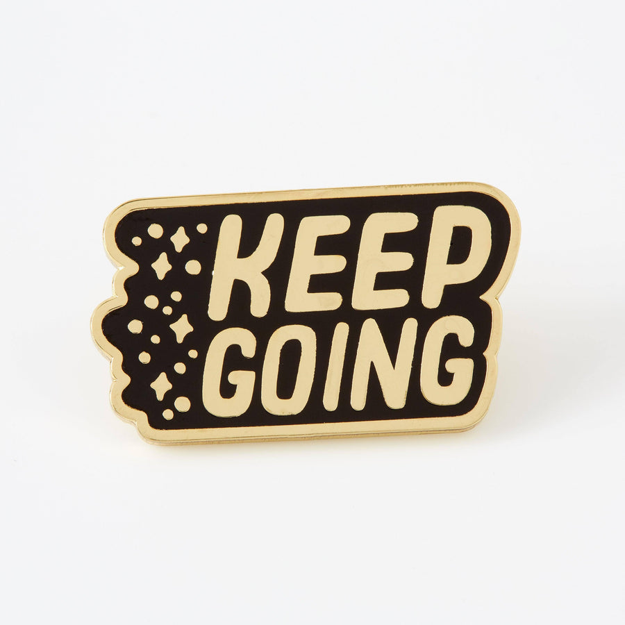 Punky Pins Keep Going Gold Limited Edition Pin