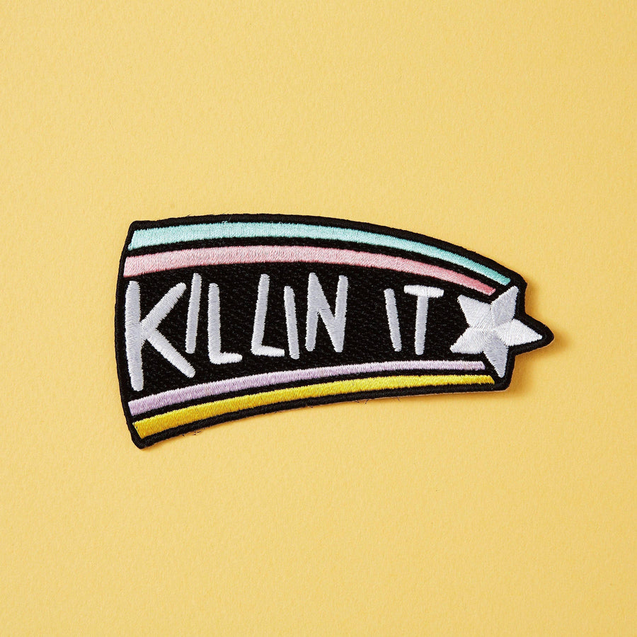 Punky Pins Killin It Iron-on Patch