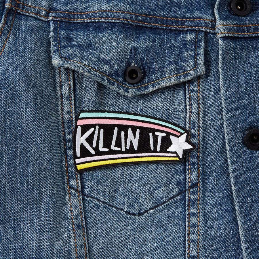 Punky Pins Killin It Iron-on Patch