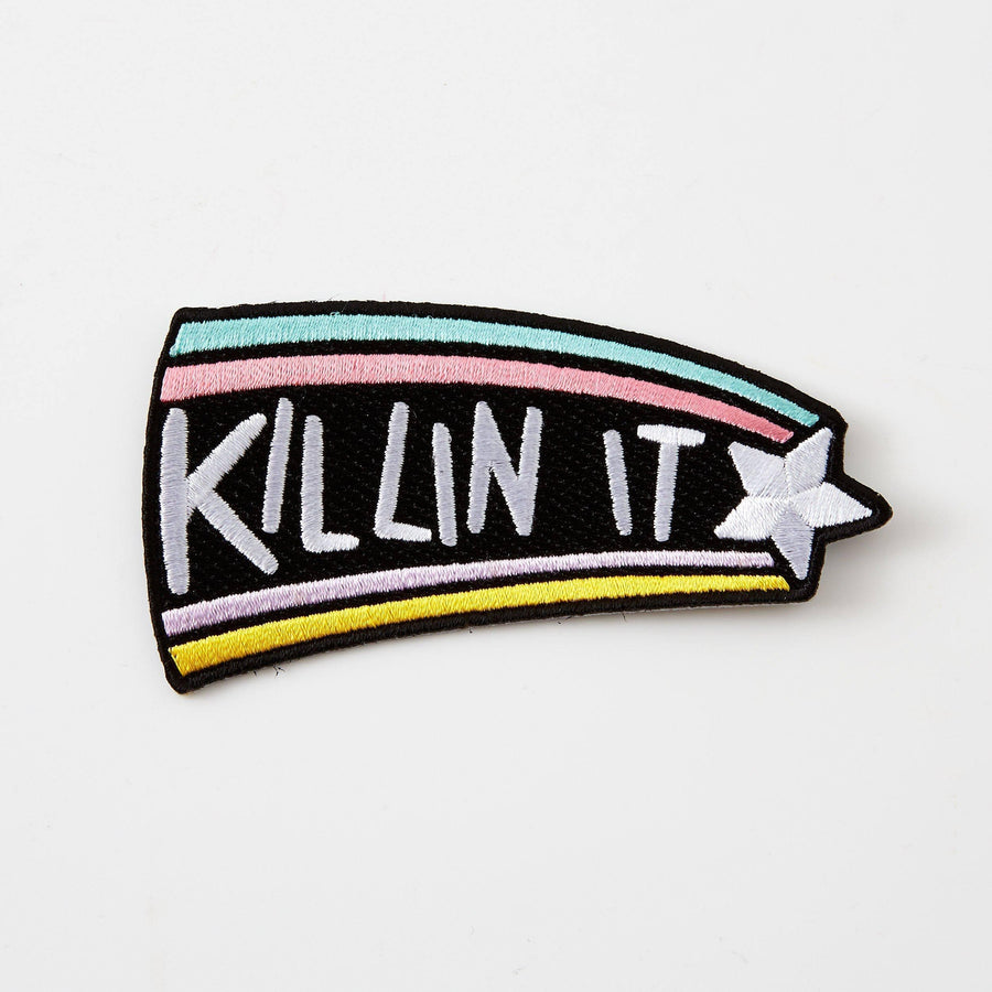 Punky Pins Killin It Iron-on Patch