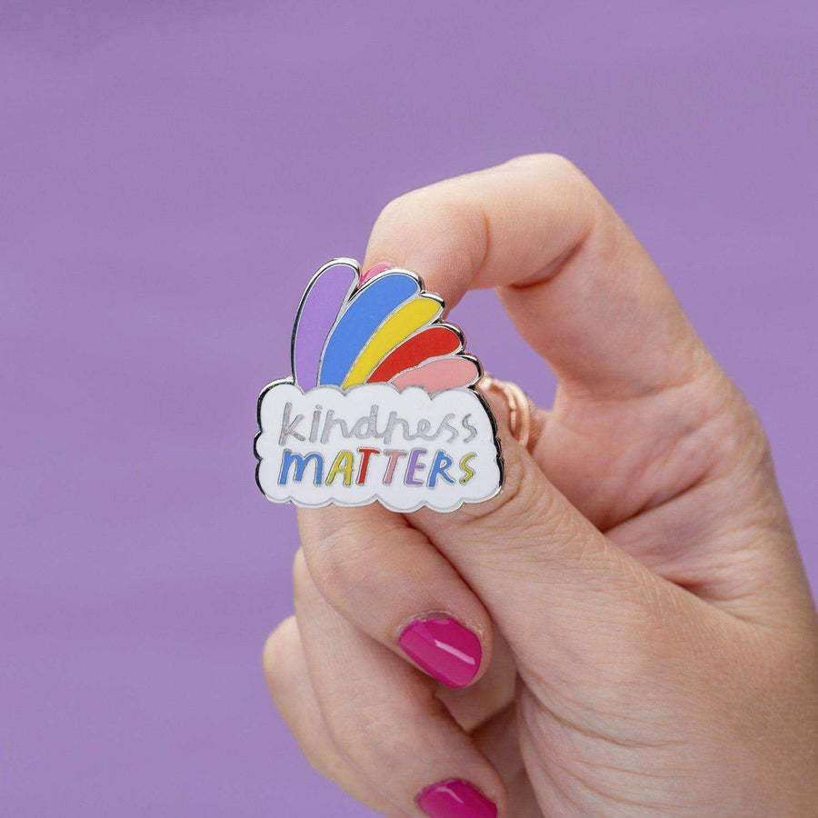 Punky Pins Kindness Matters Enamel Pin