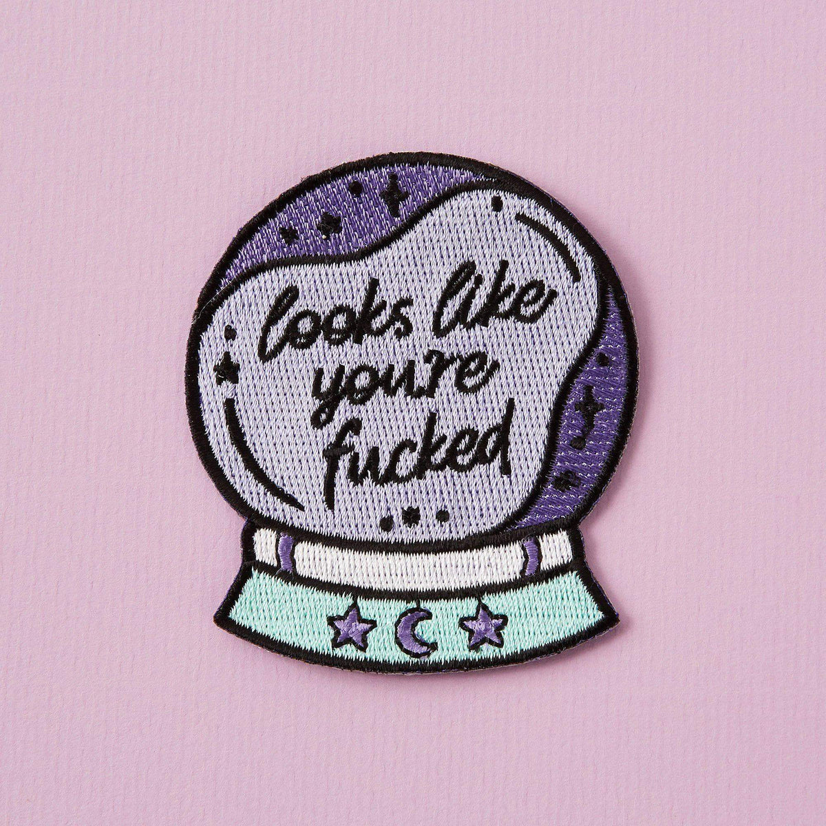 Punky Pins Looks Like You're Fucked Embroidered Iron On Patch