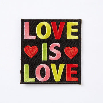 Punky Pins Love Is Love Embroidered Iron On Patch