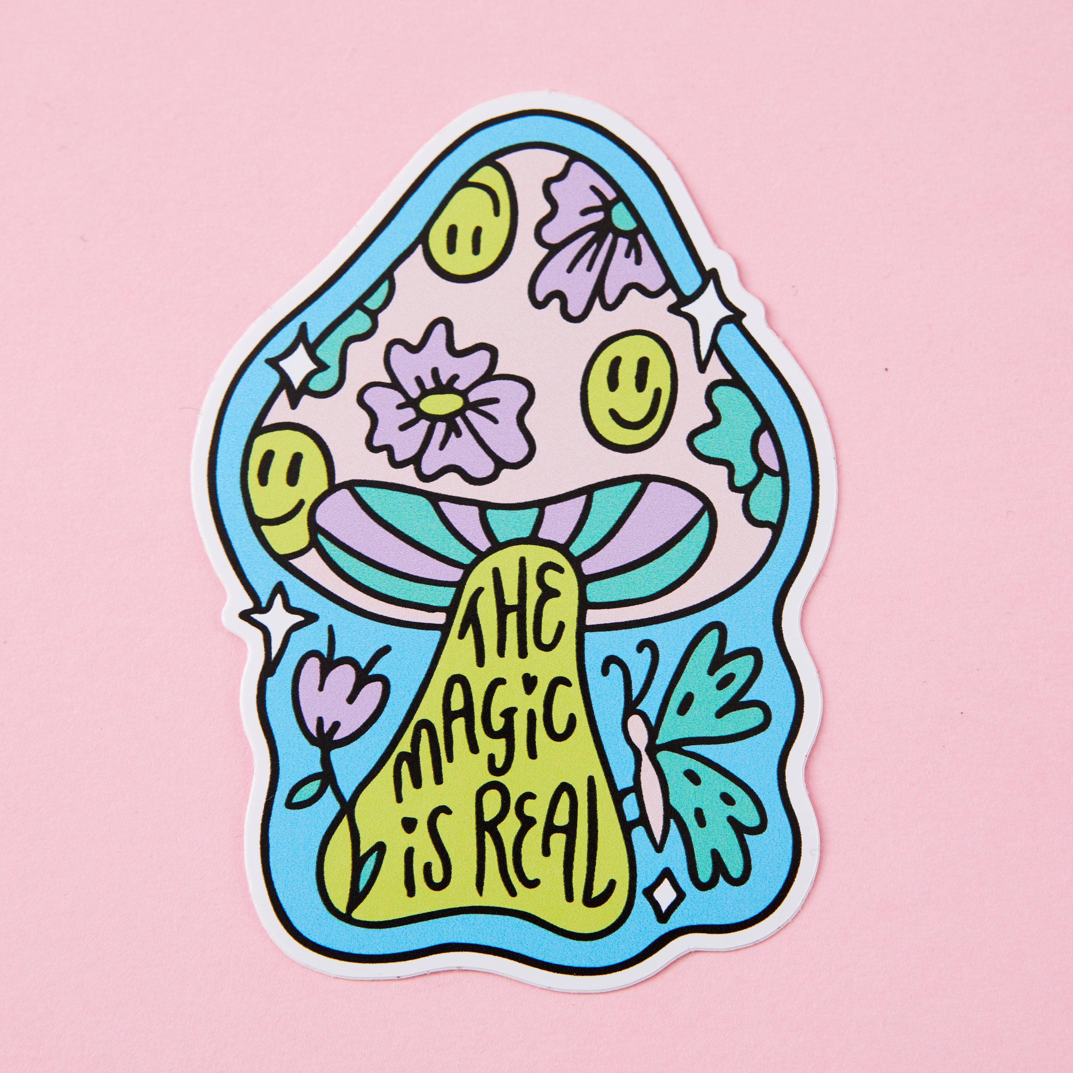 Sticker Te Magic Magic Mushroom Vinyl Sticker – punkypins