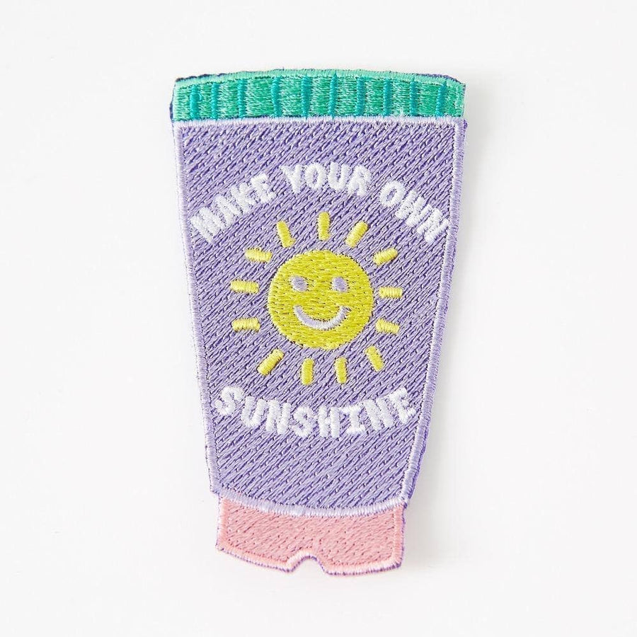 Punky Pins Make Your Own Sunshine Embroidered Iron On Patch