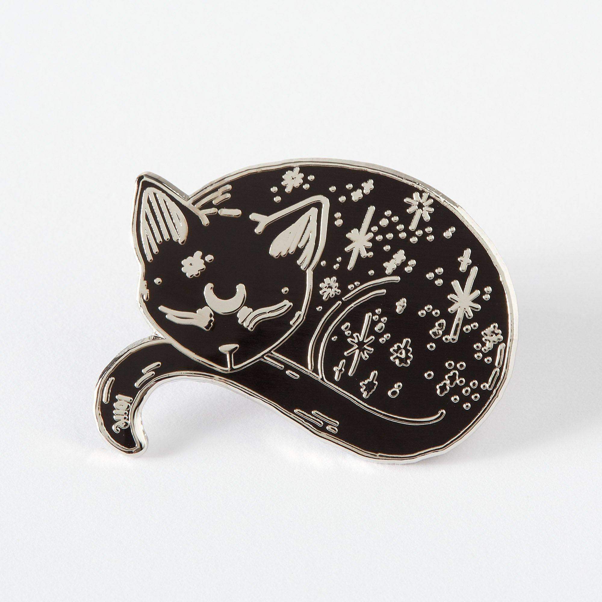 Magic Cat Pin Mystical Cat Enamel Pin | Punky Pins – punkypins