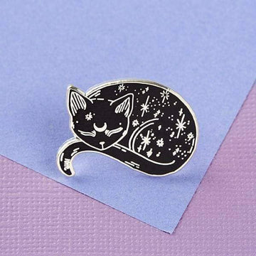 Punky Pins Mystical Cat Enamel Pin