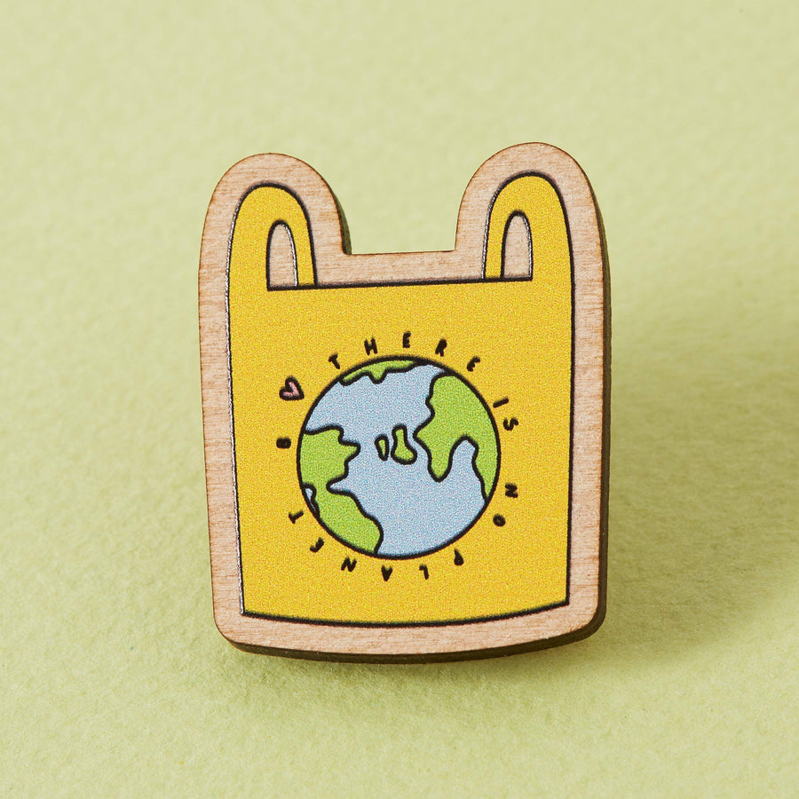 Punky Pins No Planet B Wooden Eco Pin