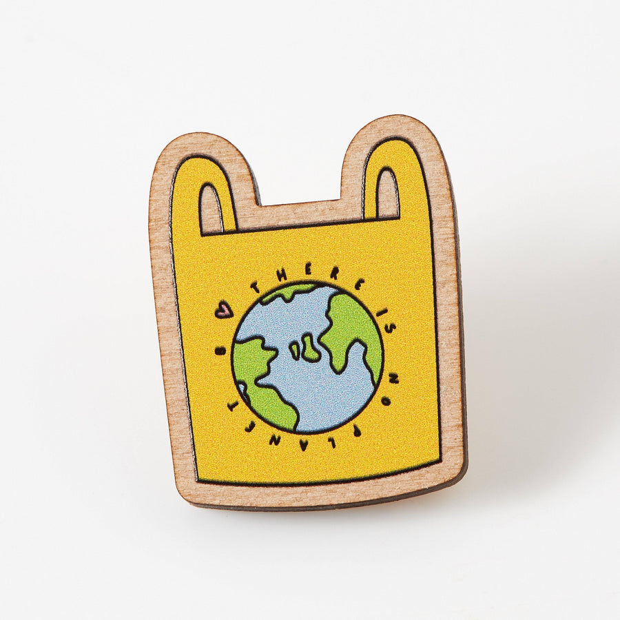 Punky Pins No Planet B Wooden Eco Pin