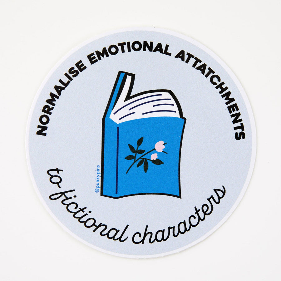 Punky Pins Normalise Emotional Attachments Vinyl Sticker