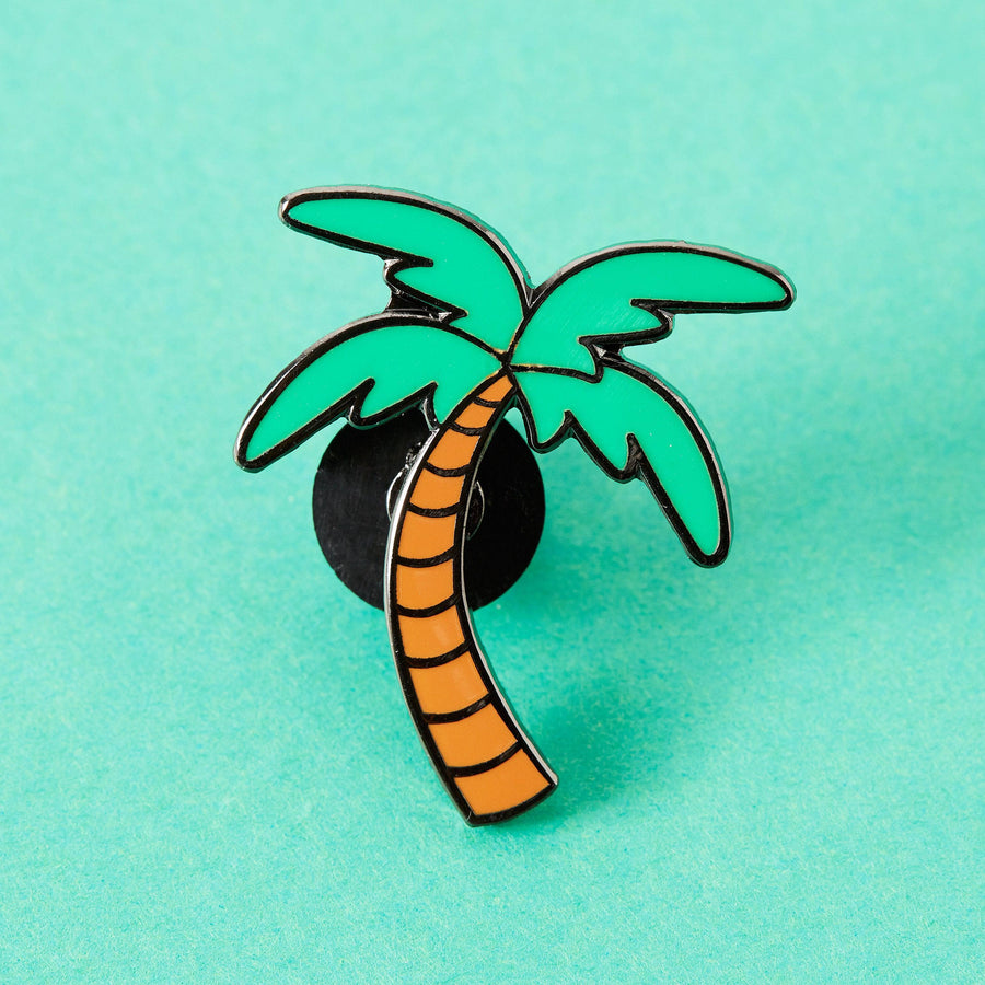 pin palm plant Palm Tree Enamel Pin – punkypins