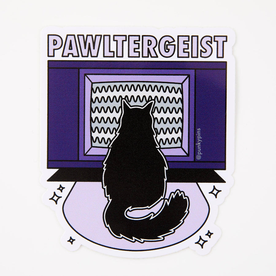 Punky Pins Pawltergeist Vinyl Sticker