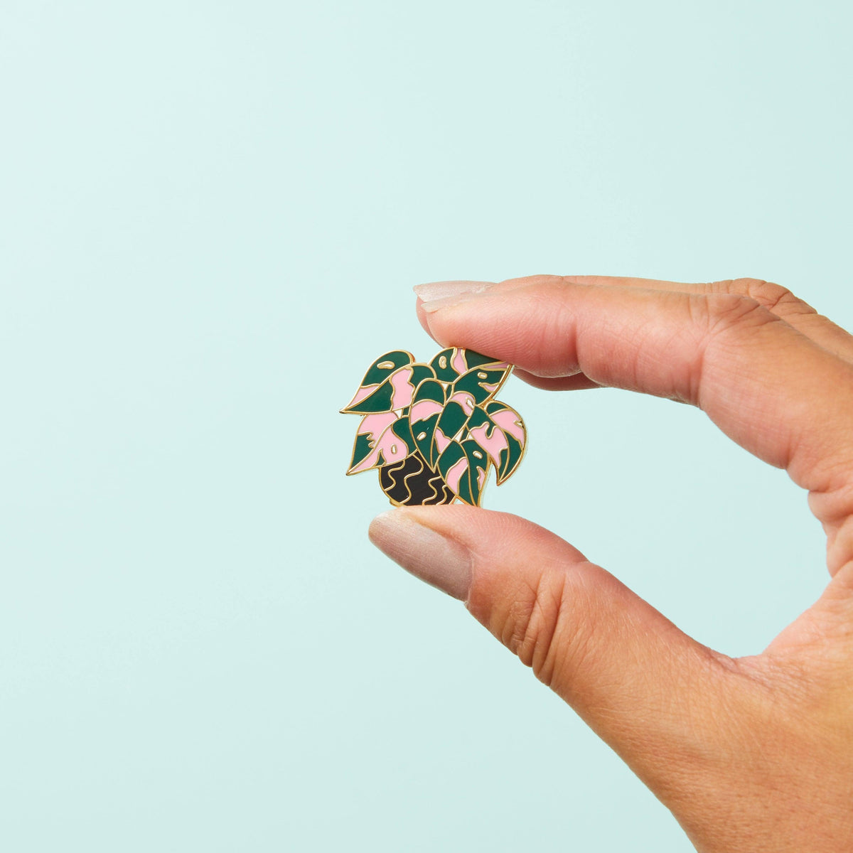 Punky Pins Pink Princess Philodendron Enamel Pin