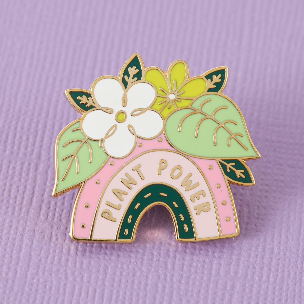 Punky Pins Plant Power Enamel Pin