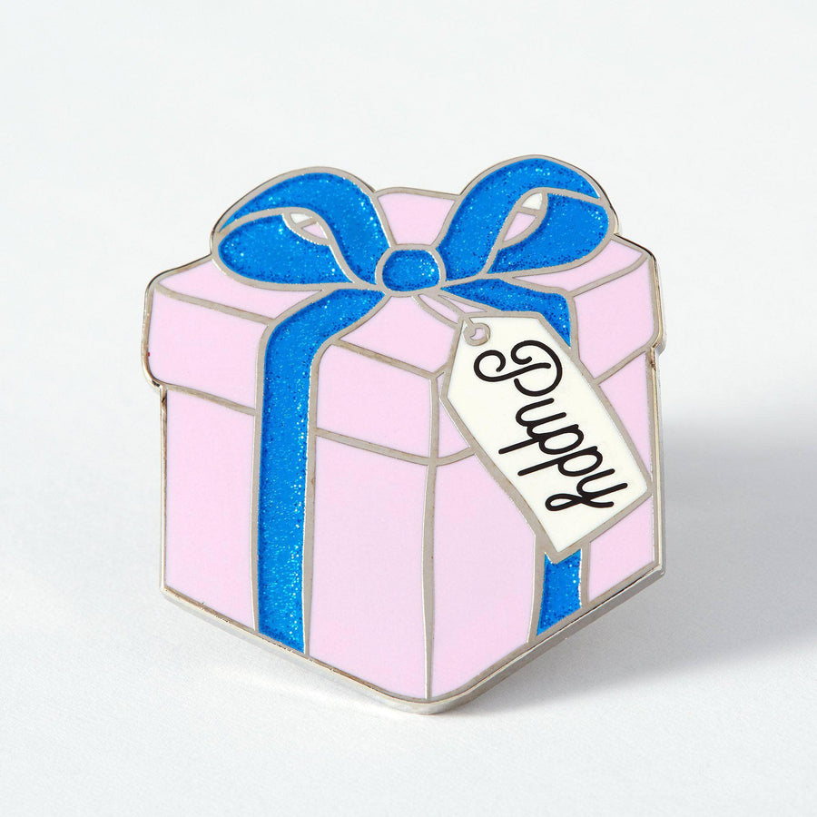 Punky Pins Puppy Gift Box Enamel Pin