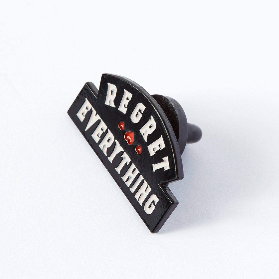 Punky Pins Regret Everything Enamel Pin