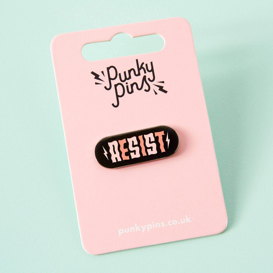 Resist Enamel Pin