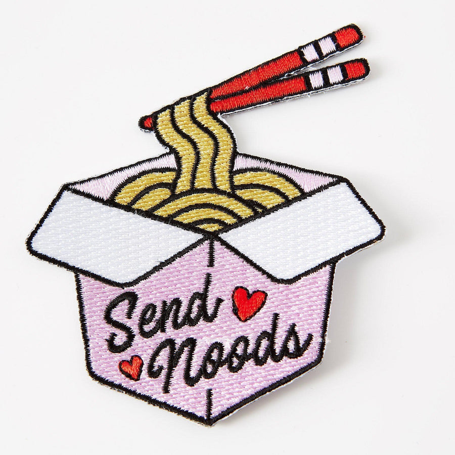 Punky Pins Send Noods Iron On Patch