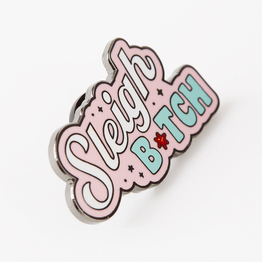 Punky Pins Sleigh Bitch Enamel Pin