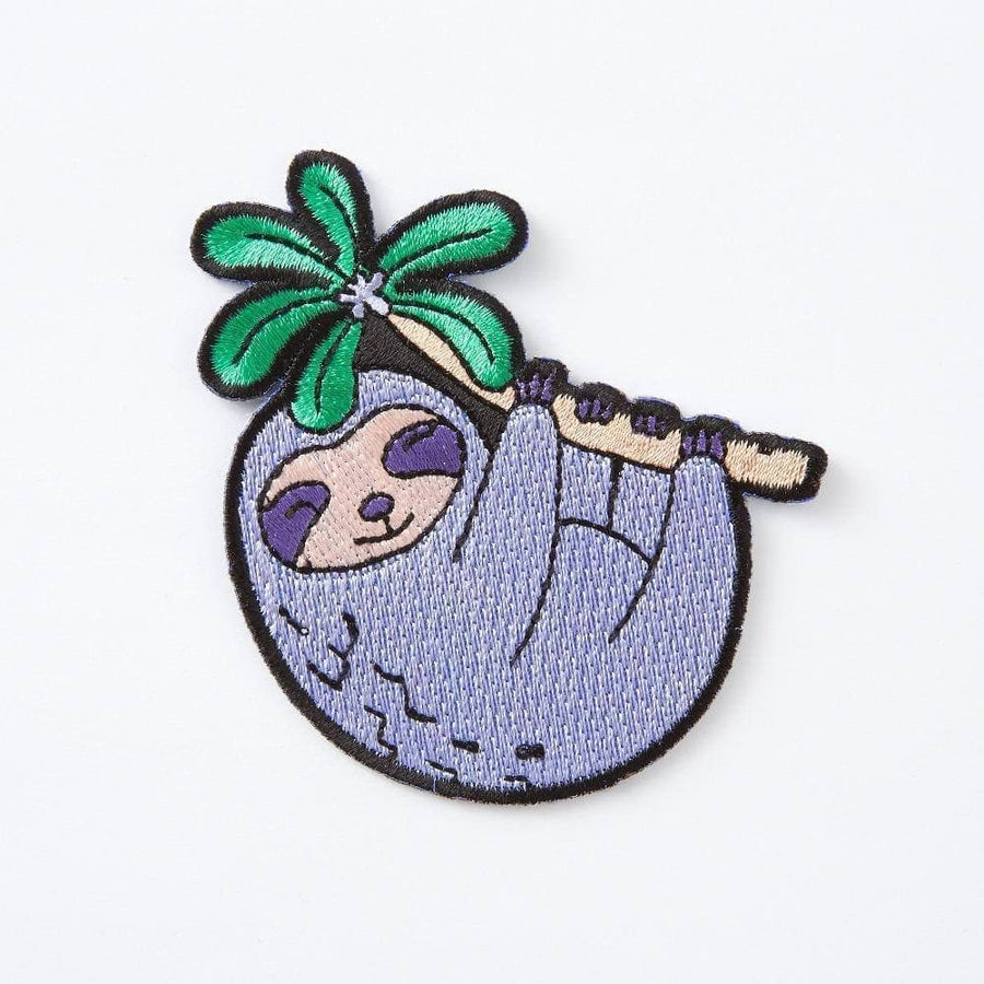 Punky Pins Sloth Embroidered Iron On Patch