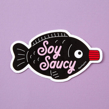 Punky Pins Soy Saucy Vinyl Sticker