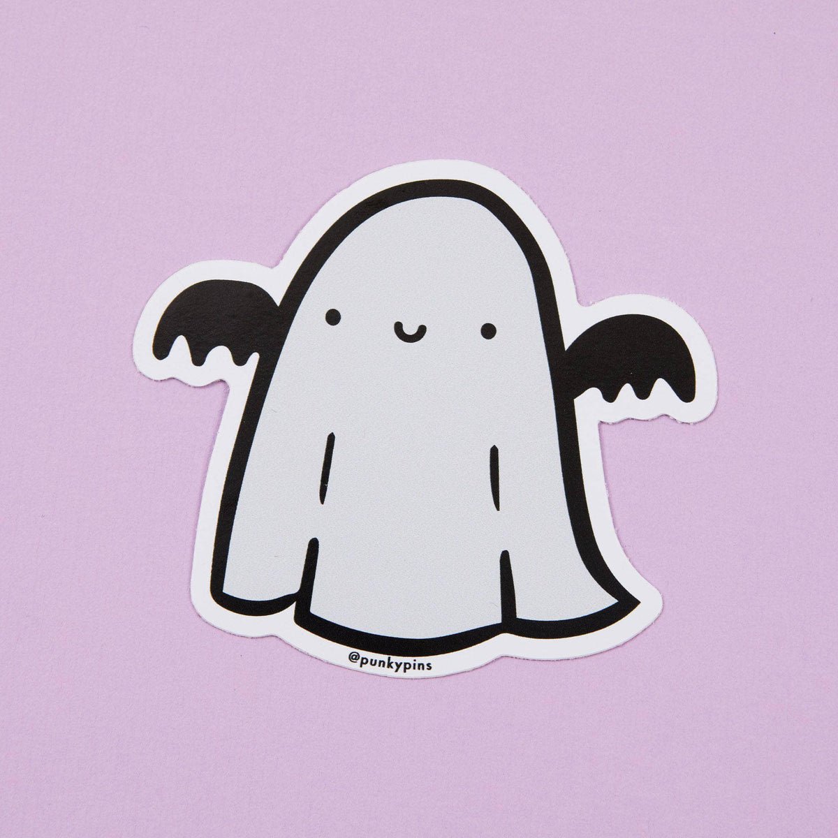 Punky Pins Sparkle Ghost Vinyl Sticker