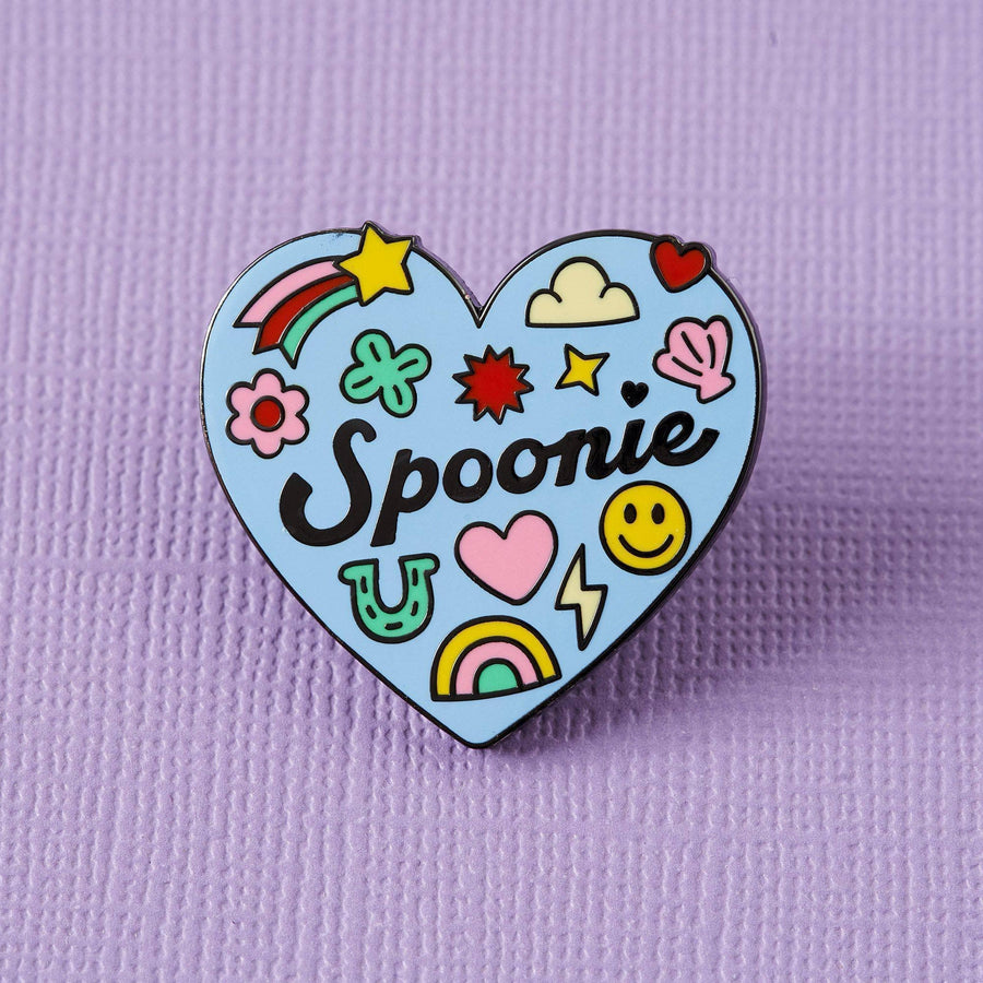 Punky Pins Spoonie Heart Enamel Pin