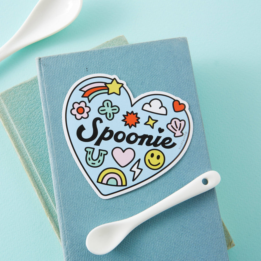 Punky Pins Spoonie Heart Vinyl Sticker