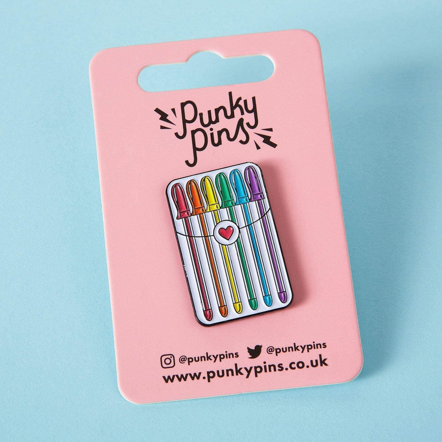 Punky Pins Stationery Gel Pens Enamel Pin