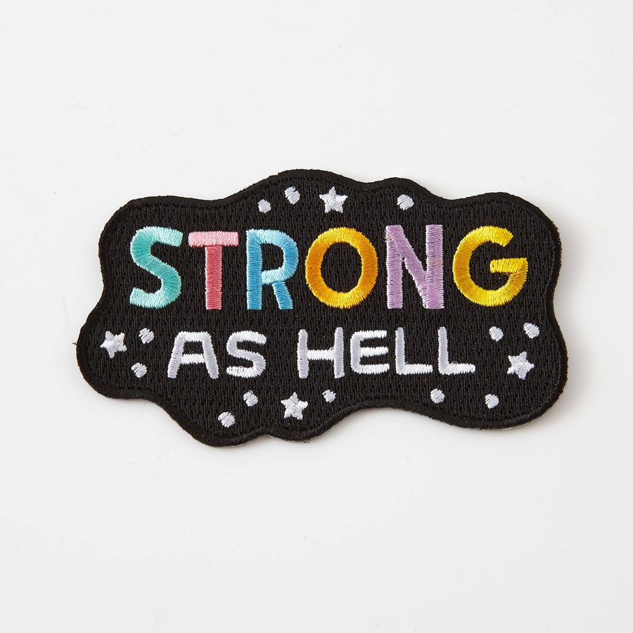 Punky Pins Strong As Hell Iron-on Patch