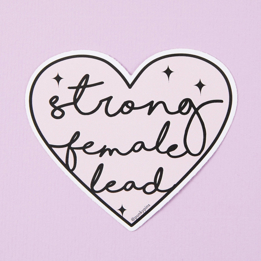 Punky Pins Strong Female Lead Vinyl Sticker