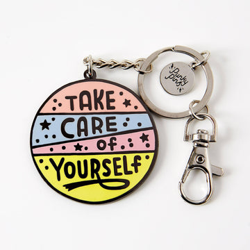 Take Care Of Yourself Enamel Keyring