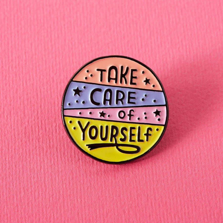 Punky Pins Take Care Of Yourself Soft Enamel Pin