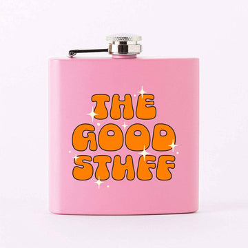 Punky Pins The Good Stuff Hip Flask