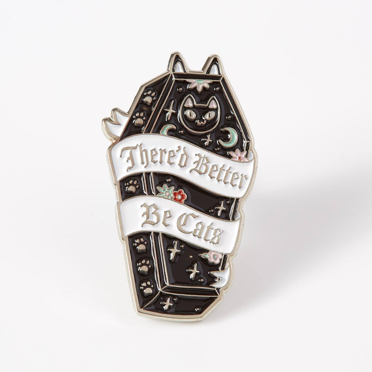 Punky Pins There’d Better Be Cats Enamel Pin