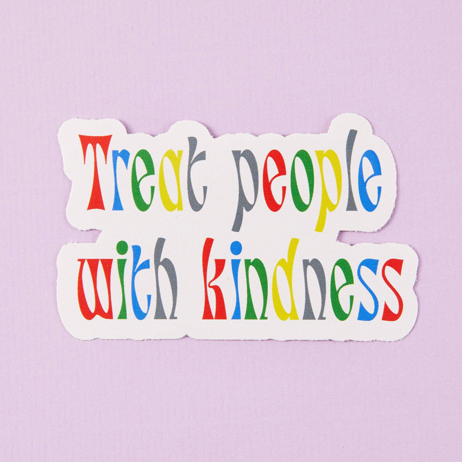 Punky Pins Treat People With Kindness Vinyl Sticker