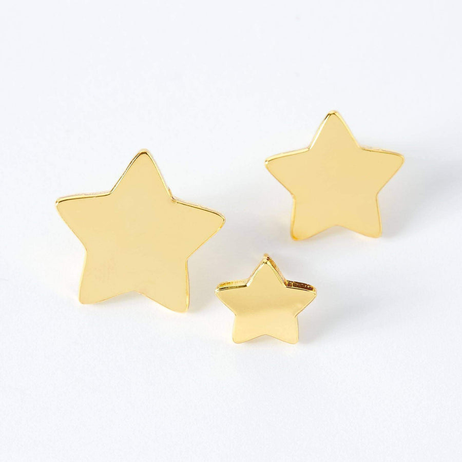 Punky Pins Trio of Stars Enamel Pin Set