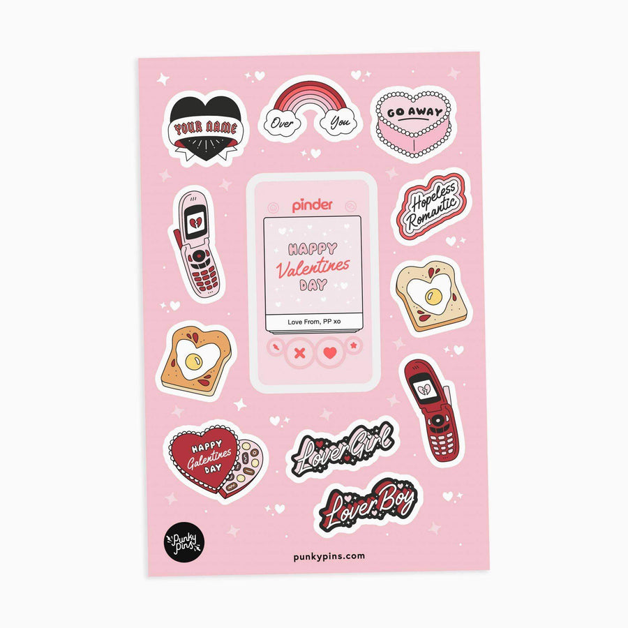 Valentines Day Sticker Sheet